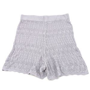 Swim Suit Cover Shorts High Rise Stretchy Sheer Lavender Purple Size XL